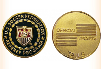 7000 - Soccer Gold Flip Coin